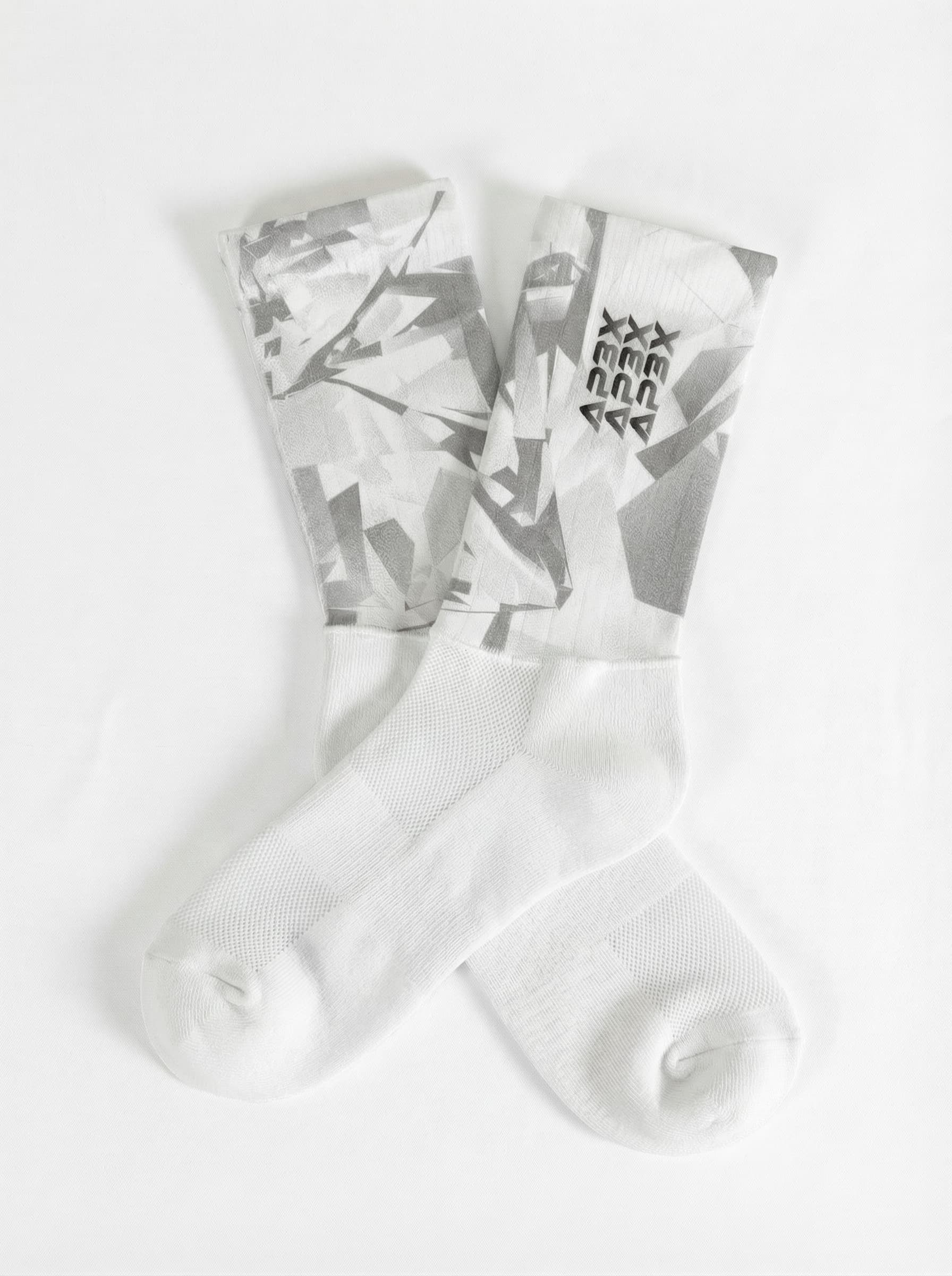 Chaussettes Cyclisme Aero FORGED Blanches