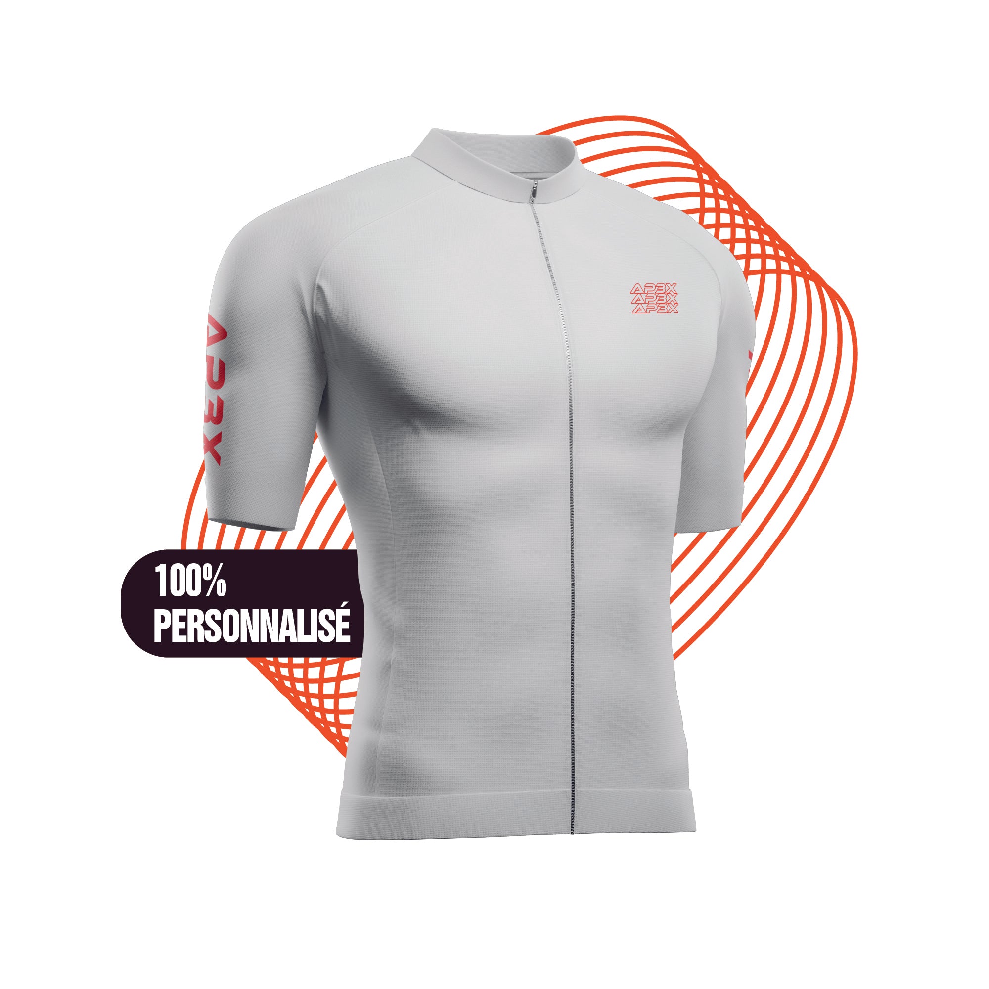 Maillot court cyclisme Etna Personnalisable